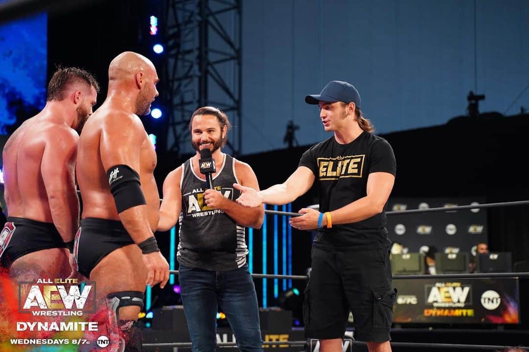 マット・ジャクソンのインスタグラム：「I heard these guys are super good in the ring and have great psychology.  FTR is talented too.」
