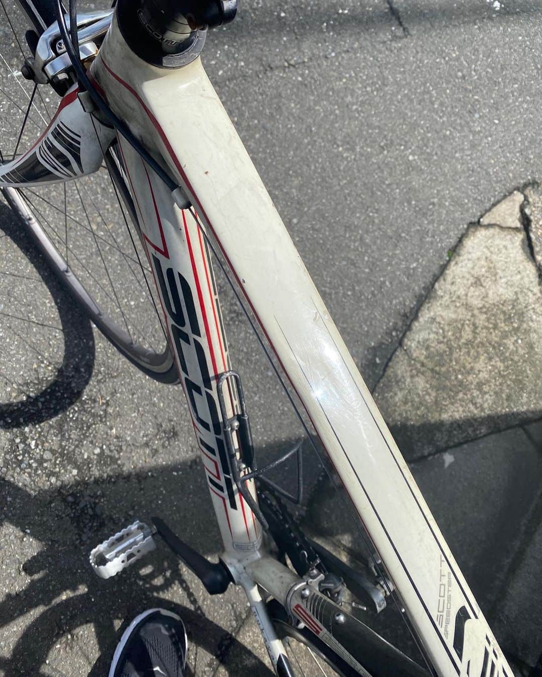 大根仁のインスタグラム：「警察から連絡があり、盗まれた自転車が見つかった。そして盗まれたのはやはり車体ではなく「スタイリスト私物ステッカー」だったというw #stylistshibutsu」