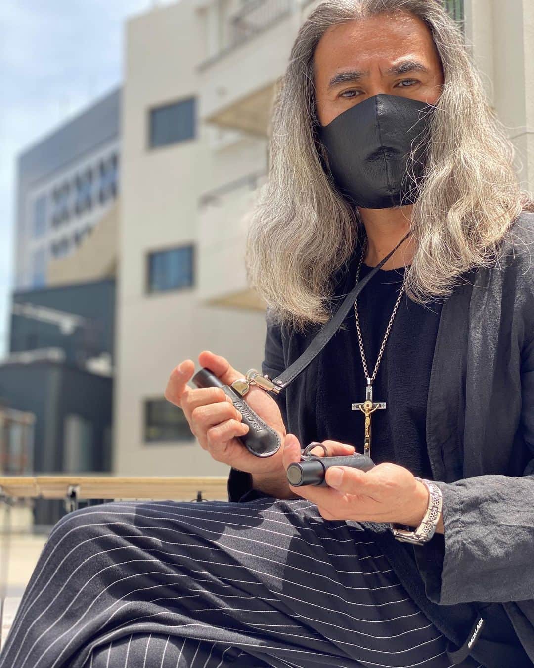 杉原勇武のインスタグラム：「アトマイザーホルダーとアトマイザーネックホルダーが上がって来ました。  感染者が増えて来てますね、 感染予防しましょう。 #コロナ対策」