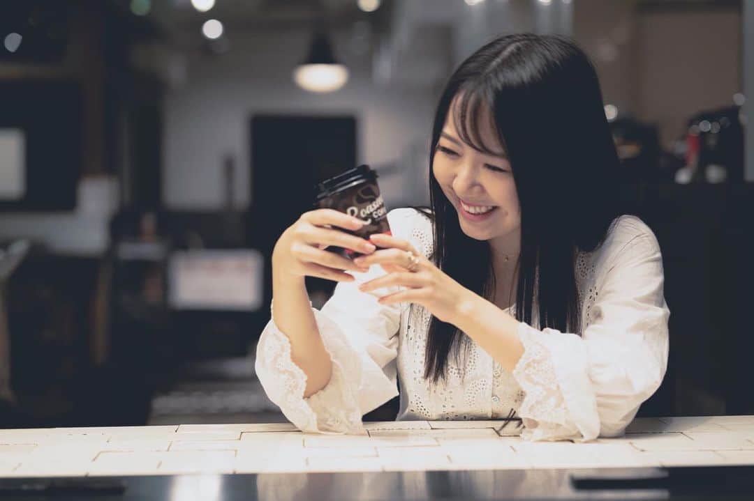 名取稚菜さんのインスタグラム写真 - (名取稚菜Instagram)「♛﻿ ﻿ とっても楽しそうだね🤭﻿ ﻿ ﻿ ﻿📸赤川さん ﻿#roastedcoffee  #渋谷カフェ #名取さんのcafe日記」6月15日 12時05分 - wakana_1995
