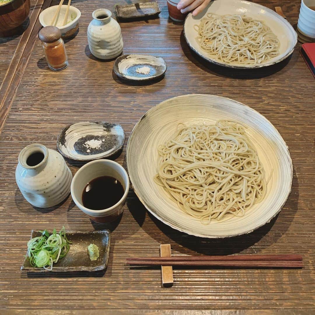 yukieのインスタグラム：「十割蕎麦😋 #嵐山よしむら #お蕎麦 #ご飯記録  #グルメ #lunch #japanesefood #eat #kyoto #instagood #instalike」