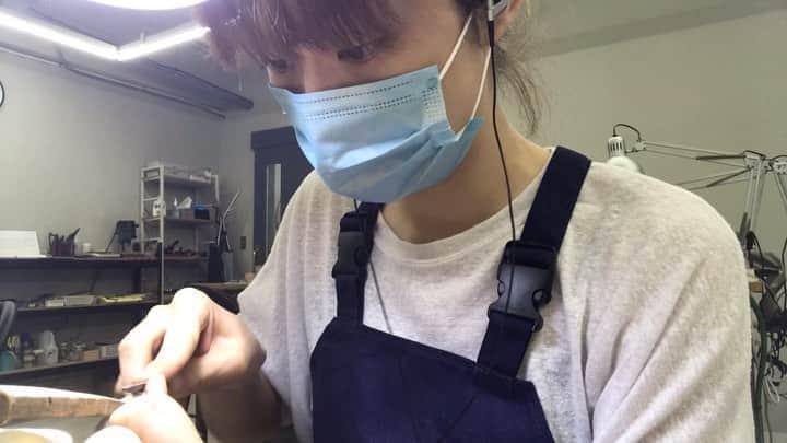 チャ・ミンジのインスタグラム：「무념무상  #아무생각없이#작업#몰두#랄랄라」