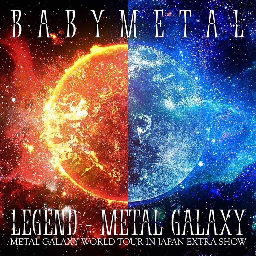BABYMETALさんのインスタグラム写真 - (BABYMETALInstagram)「『LEGEND ‒ METAL GALAXY』映像化＆音源化決定！ "LEGEND - METAL GALAXY (Blu-ray / DVD / CD)" Sep 9th Release!! タイトル：『LEGEND - METAL GALAXY』 発売日：2020年9月9日（水） ▶Blu-ray & DVD 【2Blu-ray（初回盤）】（DAY-1/2：全24曲）¥9,000 + 税 / TFXQ-78184 ※アナログサイズジャケット仕様 【2Blu-ray（通常盤）】（DAY-1/2：全24曲）¥8,000 + 税 / TFXQ-78185 【2DVD】（DAY-1/2：全24曲）¥7,000 + 税 / TFBQ-18228 ▶LIVE ALBUM 【CD】（DAY-1：12曲）¥2,500 + 税 / TFCC-86717 【CD】（DAY-2：12曲）¥2,500 + 税 / TFCC-86718 ▶THE ONE限定盤 【THE ONE LIMITED EDITION】（DAY-1/2：全24曲）¥24,000 + 税 / ONEB-0026  セット内容：BD（2枚 / 全24曲）、LIVE ALBUM（2枚 / 全24曲）、APOCALYPSE（64ページ予定)、スペシャルインタビュー、スペシャルグッズ ※受注受付期間2020年6月15日(月)18:00～7月5日(日)23:59 申込：アスマート 【Blu-ray & DVD早期予約・購入特典】 対象商品：「LEGEND - METAL GALAXY」TFXQ-78184 / TFXQ-78185 / TFBQ-18228 ※THE ONE LIMITED EDITIONは購入特典の対象外となります。 ・早期予約特典：B3ポスター ※2020年8月5日(水) 23:59までにご予約の方が対象となります。全店舗対象。 ・amazon特典：チケットホルダー ・アスマート特典：A5クリアファイル ・TOY'S STORE特典：ポストカードセット2枚組 ・amazon,アスマート,TOY'S STORE以外の店舗：ポストカード 【LIVE ALBUM 購入特典】 対象商品：「LEGEND – METAL GALAXY [DAY-1] 」TFCC-86717 全店舗共通特典：ステッカー A ver.  対象商品：「LEGEND – METAL GALAXY [DAY-2] 」TFCC-86718 全店舗共通特典：ステッカー B ver.  #BABYMETAL #METALGALAXY」6月15日 18時00分 - babymetal_official