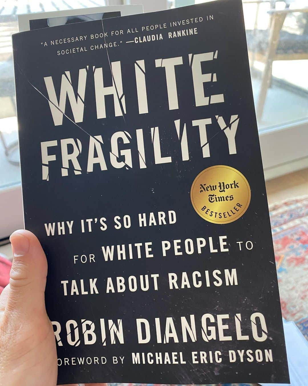 グラント・ガスティンのインスタグラム：「This is what I’m currently reading and I’d definitely recommend. We all need to keep having these conversations, further educating ourselves and find ways to help create more equity and empathy in our daily lives and moreover, in this country.」