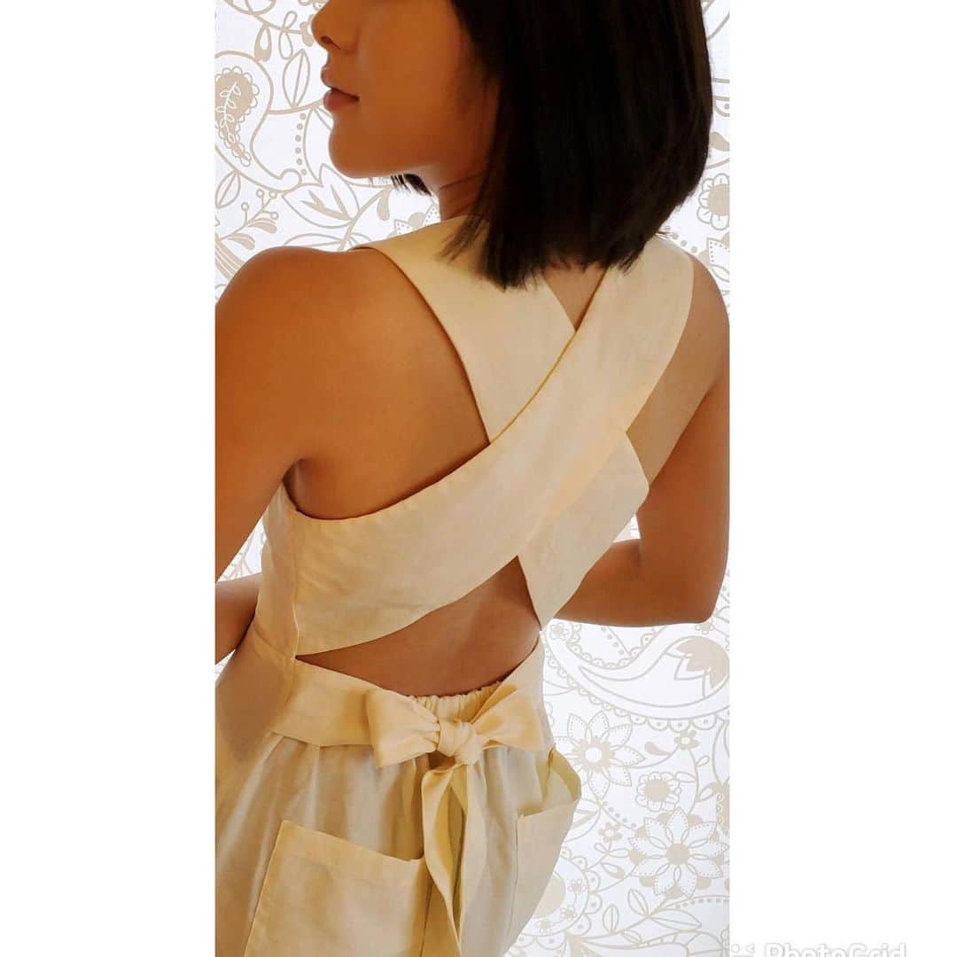 のインスタグラム：「今日のバックスタイル😊👗💛」