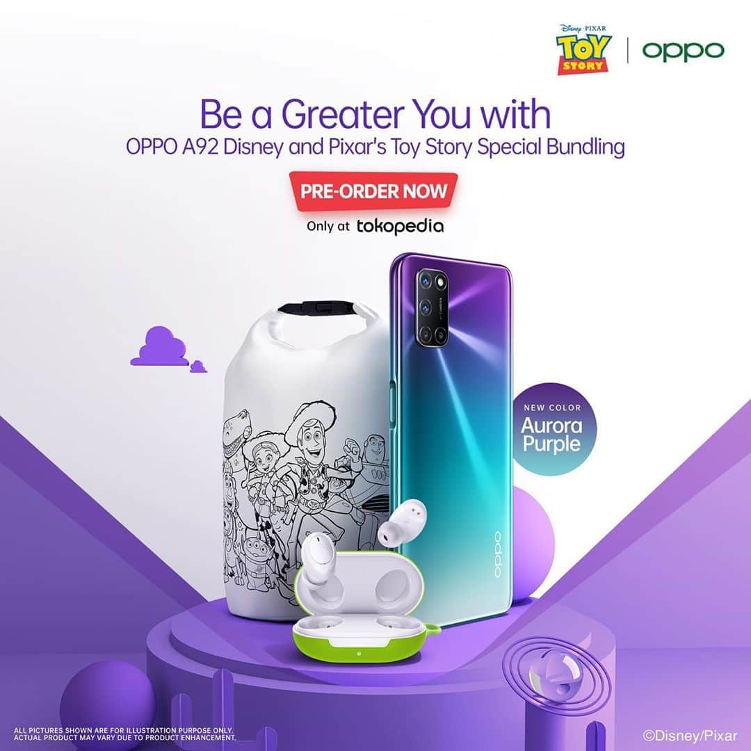 Raisa Andrianaさんのインスタグラム写真 - (Raisa AndrianaInstagram)「Guys! Aku mau kasih tau kalian The All New OPPO A92 Aurora Purple!⁣ ⁣ Refleksi warna aurora yang indah buat penampilan kita makin berwarna. Isn't it cool? 💜⁣ ⁣ #BeAGreaterYou bersama OPPO A92 Disney and Pixar's Toy Story Special Bundling! Cek IG @OPPOIndonesia yah! #OPPOA92」6月15日 23時01分 - raisa6690