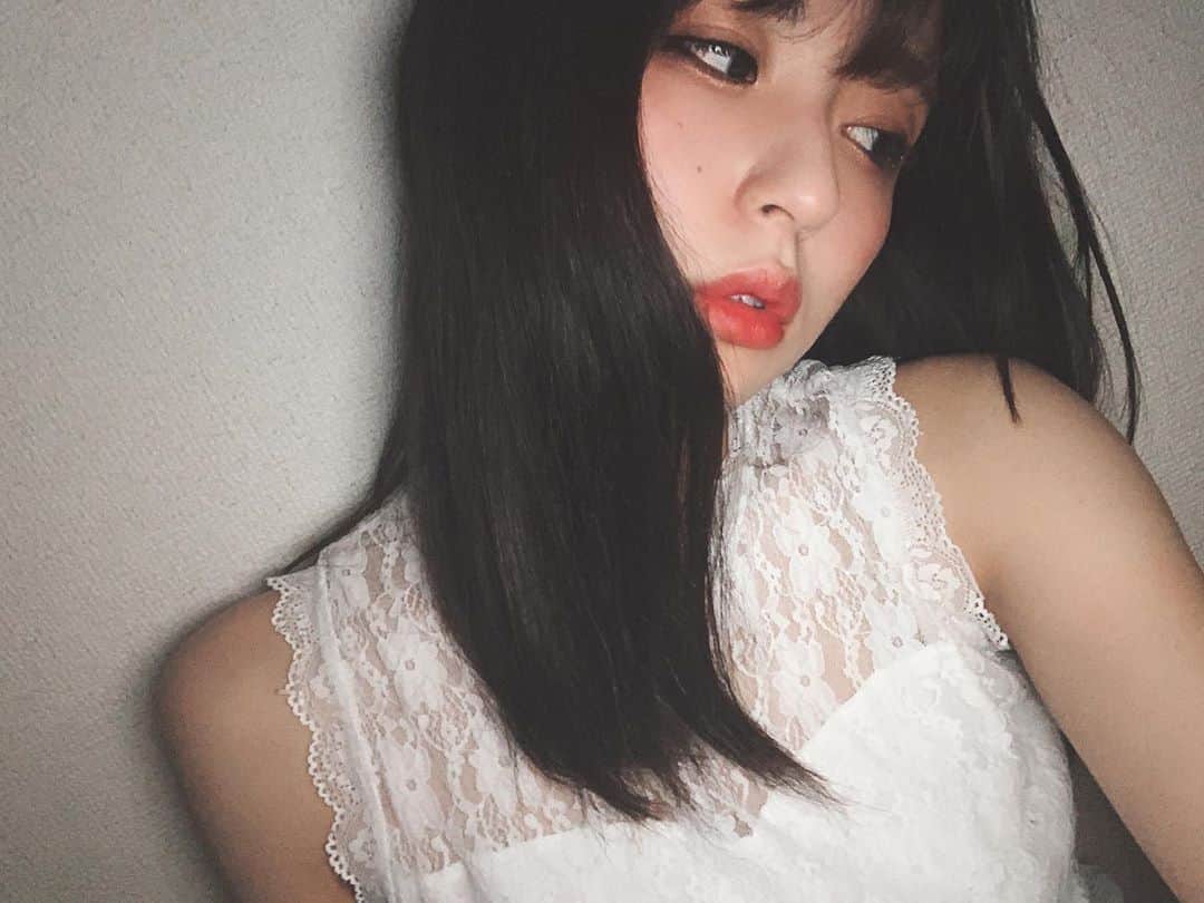 竹本茉莉のインスタグラム：「📸📸📸 #明け方 #地雷メイク #selfie」