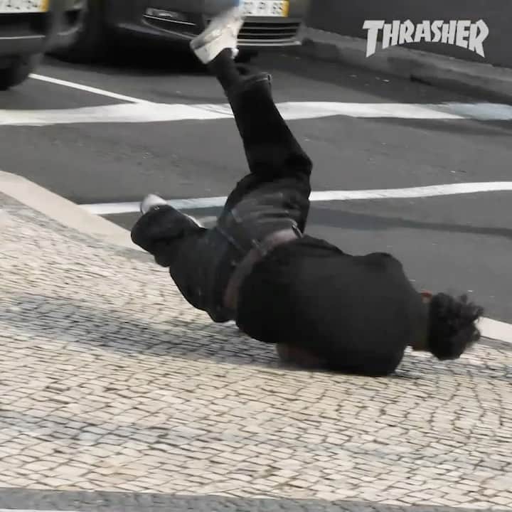 スラッシャーのインスタグラム：「🗣 @thaynancosta in @dc_skateboarding’s DOMINO video 📺 Now playing on all Thrasher channels 📡」