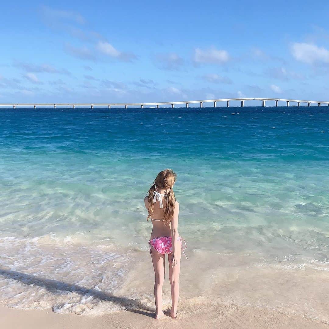 美咲ゆいのインスタグラム：「#与那覇前浜ビーチ」
