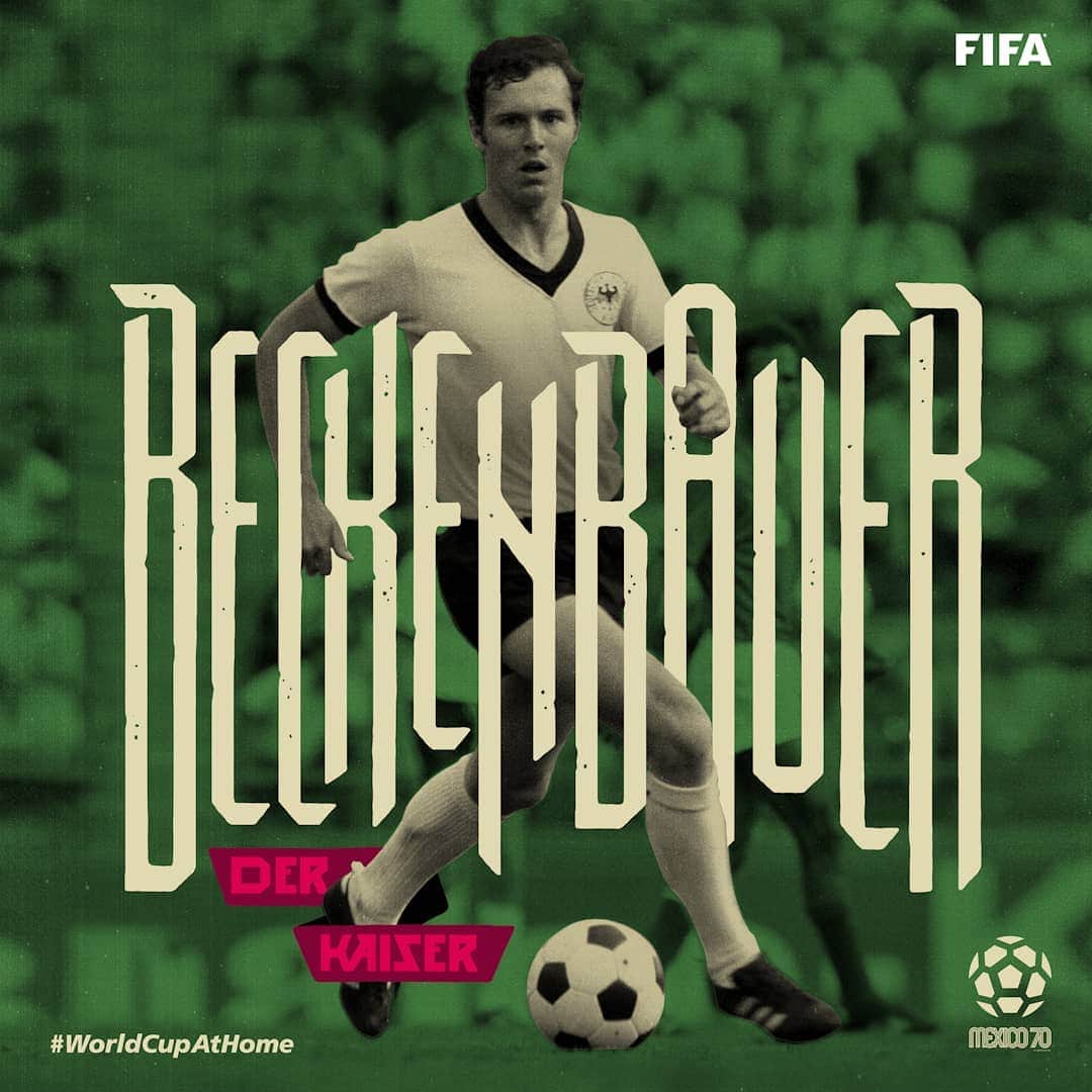 FIFAワールドカップさんのインスタグラム写真 - (FIFAワールドカップInstagram)「#Mexico70 ⭐ #WorldCupIcon⁣ ⁣ Name: Franz Beckenbauer⁣ (CM) Nickname 🛡️ Der Kaiser⁣ Country 🇩🇪 West Germany⁣ Stand-out skill 👀 Vision⁣ ⁣ Iconic #Mexico70 achievement: While still playing as a midfielder – before creating the role of attacking sweeper - he led West Germany to third place. He played heroically against Italy with a dislocated shoulder.⁣ ⁣ #WorldCup #WorldCupAtHome #Germany #Diemannschaft #FranzBeckenbauer」6月16日 2時48分 - fifaworldcup