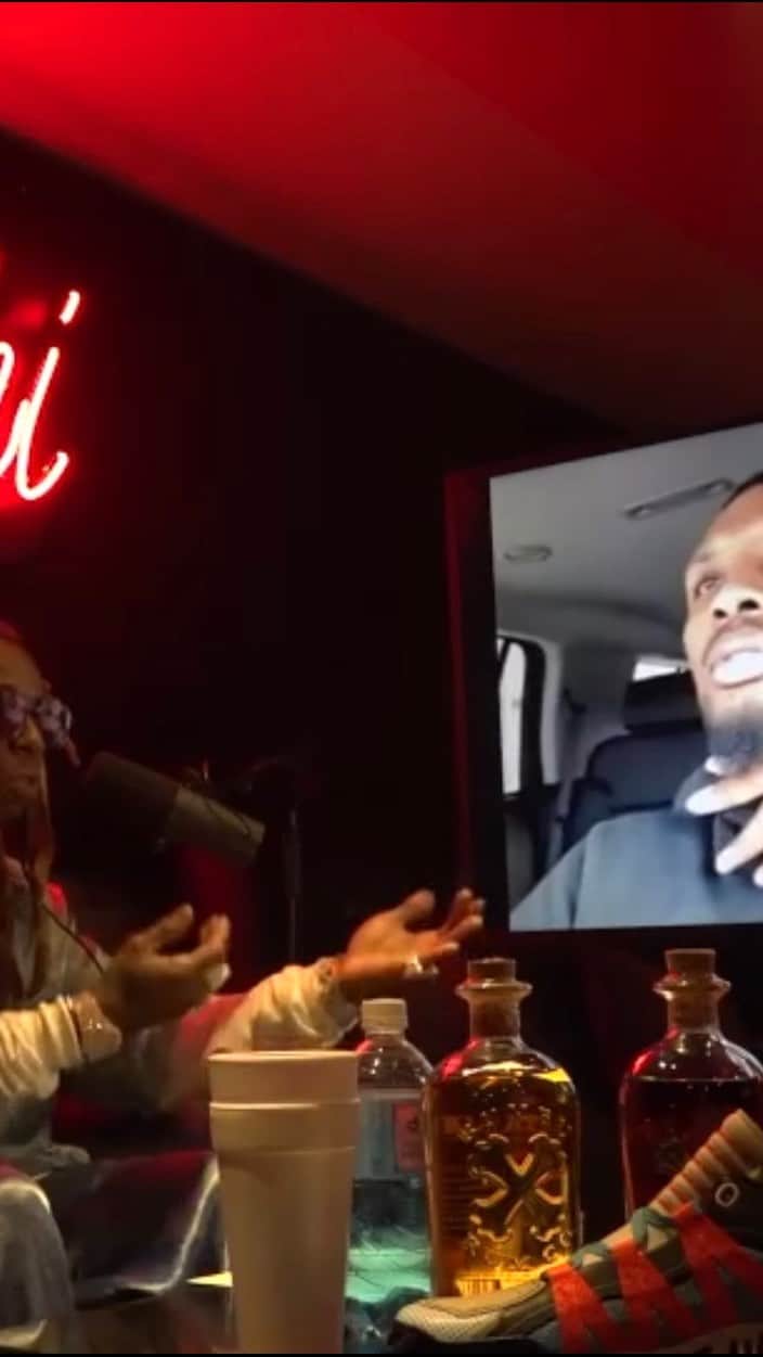 デイミアン・リラードのインスタグラム：「Salute to @liltunechi for having me on Episode 8 of #YoungMoneyRadio. Watch or listen to the full episode on @applemusic.  #DameDOLLA #LilWayne 🐐」