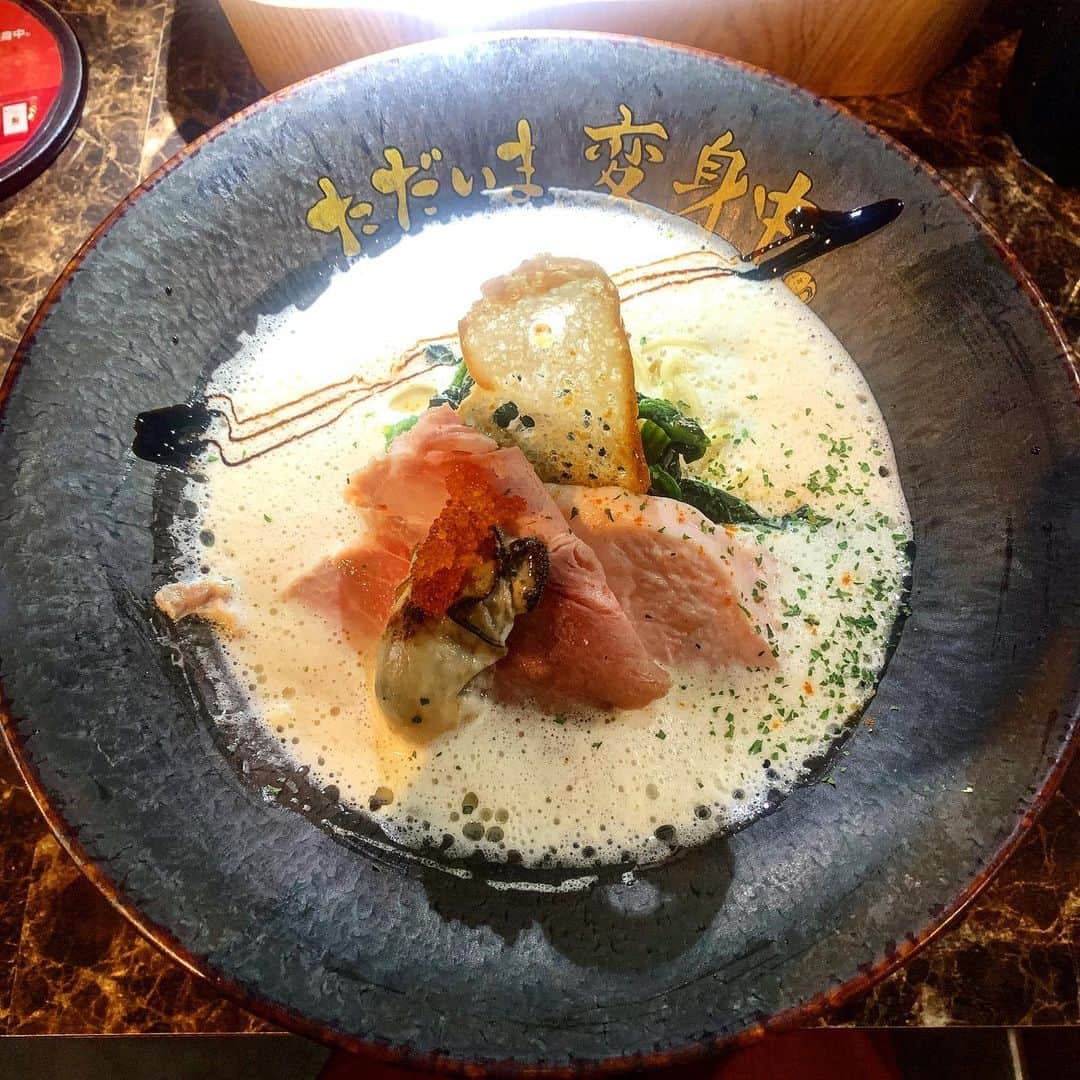 野村良平さんのインスタグラム写真 - (野村良平Instagram)「意識高いラーメン食べて来た マジもんで意識高かった 滅茶苦茶美味しかったです また行こう  #ただいま変身中 #鯛と牡蠣のやつ #糖質ON」6月16日 13時49分 - nomura_ryohei