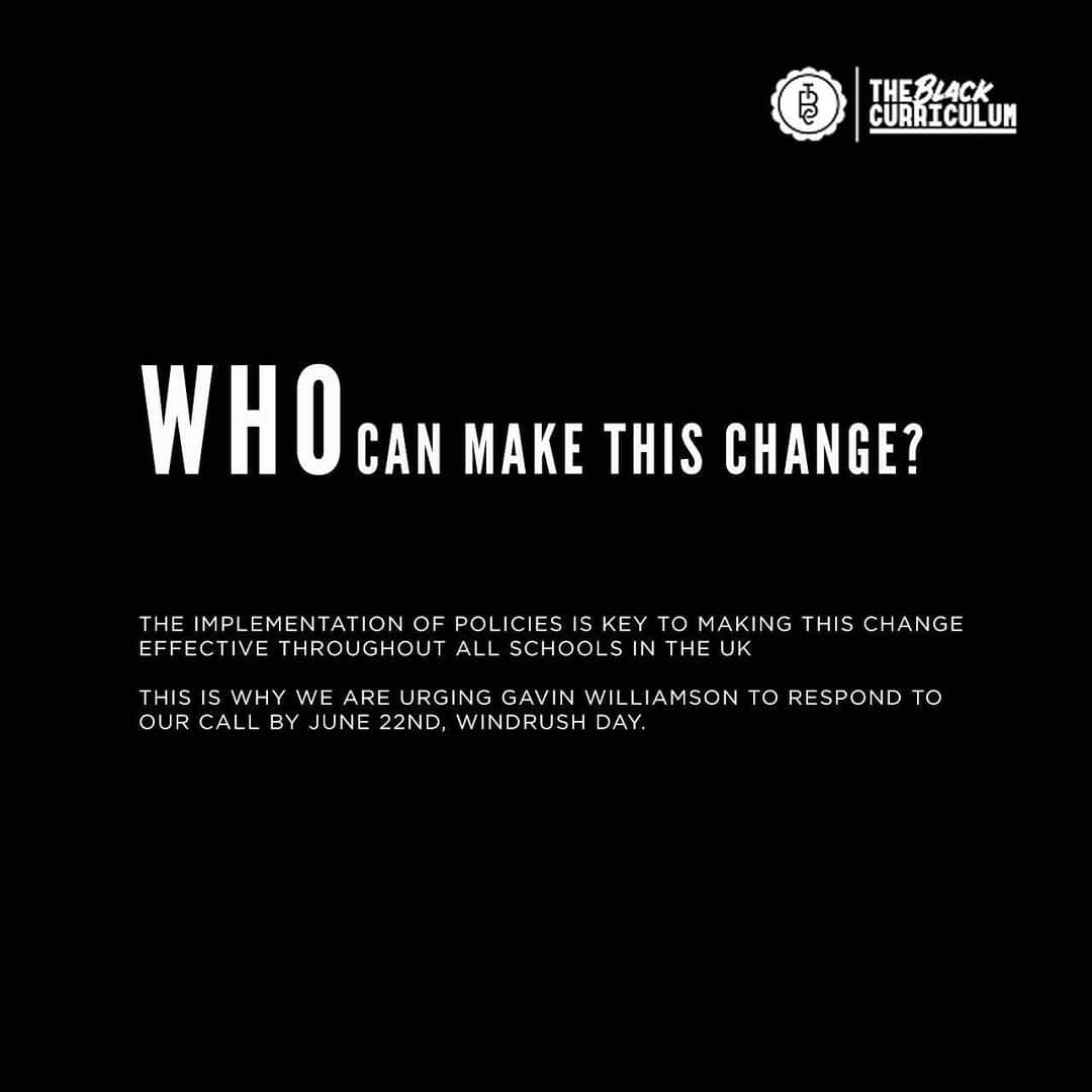 ウィル・ポールターさんのインスタグラム写真 - (ウィル・ポールターInstagram)「PLEASE TAKE ACTION!  Exactly 1 WEEK left for @gavinwilliamson.mp (Secretary of State for Education) to answer the call of @theblackcurriculum and its supporters to make Black History mandatory learning, for all students in the UK!  The link to a template email you can send to Gavin Williamson and your local MPs is in my bio. This is a real chance to affect positive social change and to take a step towards a better future. JUNE 22, WINDRUSH DAY - DEADLINE #decolonizetheeducationsystem」6月16日 5時15分 - willpoulter