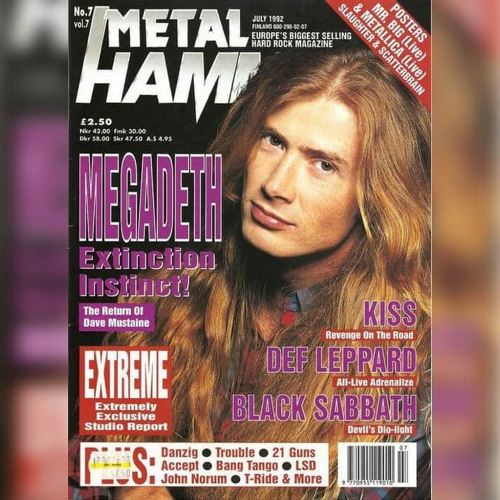 Megadethさんのインスタグラム写真 - (MegadethInstagram)「Check out some old school COUNTDOWN TO EXTINCTION era magazine covers. What’s in your collection?」6月16日 6時57分 - megadeth