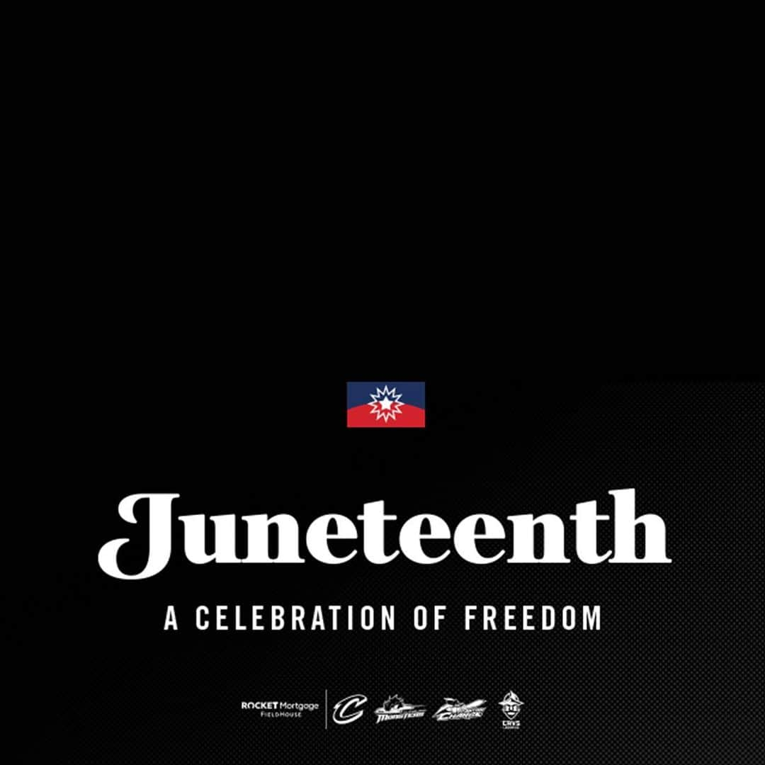 キャブスさんのインスタグラム写真 - (キャブスInstagram)「Effective this Friday, June 19th, #Juneteenth will be observed as an annual paid holiday for our entire organization.  We encourage everyone to use this day to learn more about freedom for all, the fight for equality, and the struggle to end racial injustice.」6月16日 8時20分 - cavs