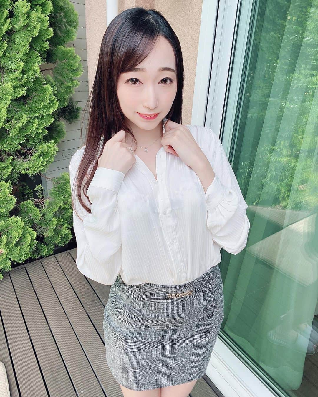 のインスタグラム：「・ ・ ・ おはよー いってらっしゃーい☺️✨ ・ ・ #蓮実クレア」
