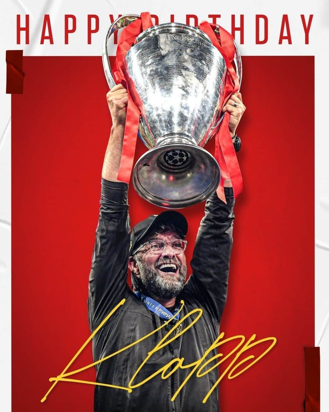 リヴァプールFCさんのインスタグラム写真 - (リヴァプールFCInstagram)「Happy birthday, boss 🥳 Leave your wishes for Jürgen below ❤️ #LFC #LiverpoolFC #Liverpool #Klopp」6月16日 14時32分 - liverpoolfc