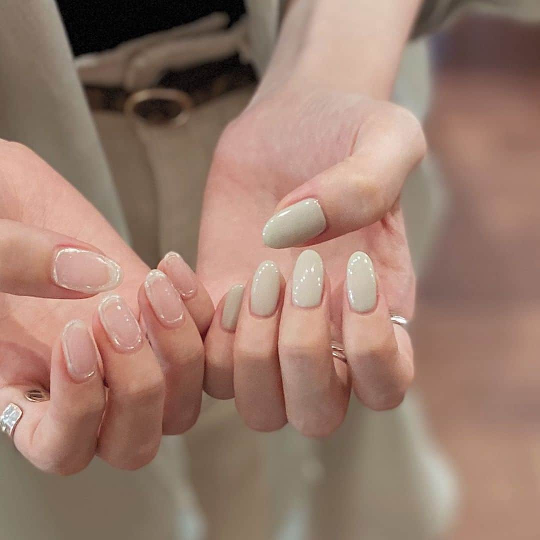 MIKI OKAMOTOさんのインスタグラム写真 - (MIKI OKAMOTOInstagram)「clear × palegreen ❋ﾟ」6月16日 12時13分 - __.nail.mk