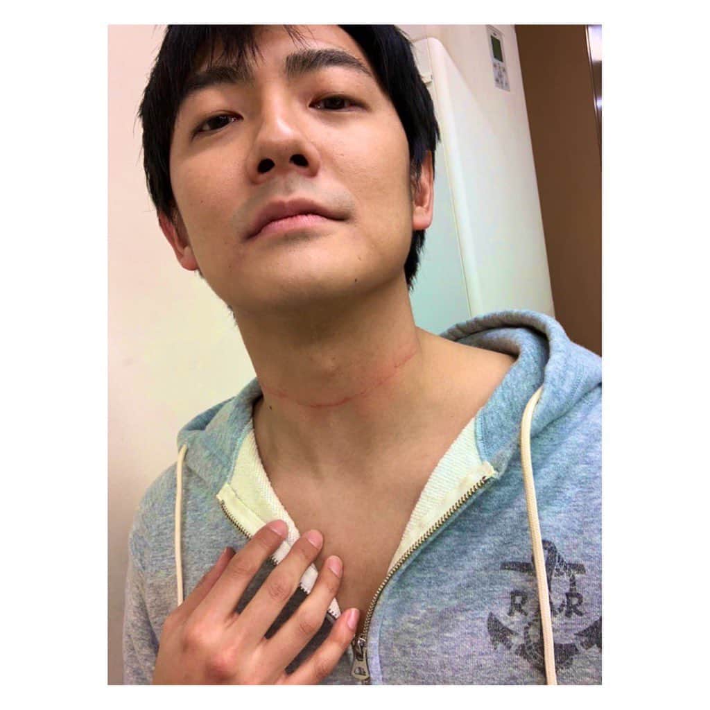 長田成哉のインスタグラム：「「探偵　由利麟太郎」 ご視聴ありがとうございました。  こちら、例のブツです。 風呂でベソかきました。  #リアタイ出来なかった #後で観ます」