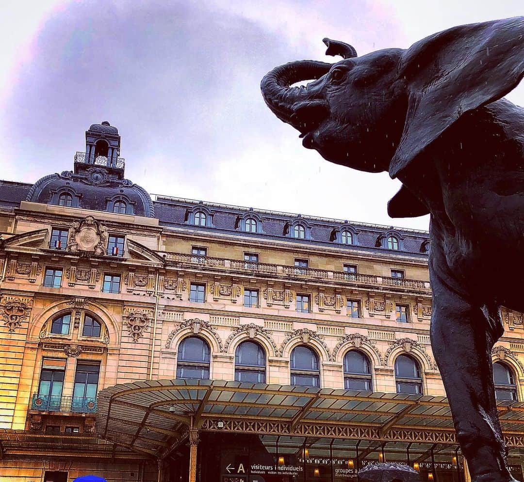 羽原信義さんのインスタグラム写真 - (羽原信義Instagram)「オルセー美術館前にある象の像♪ またいつか訪れたいなぁ。。。」6月16日 23時02分 - nobuyoshi_habara