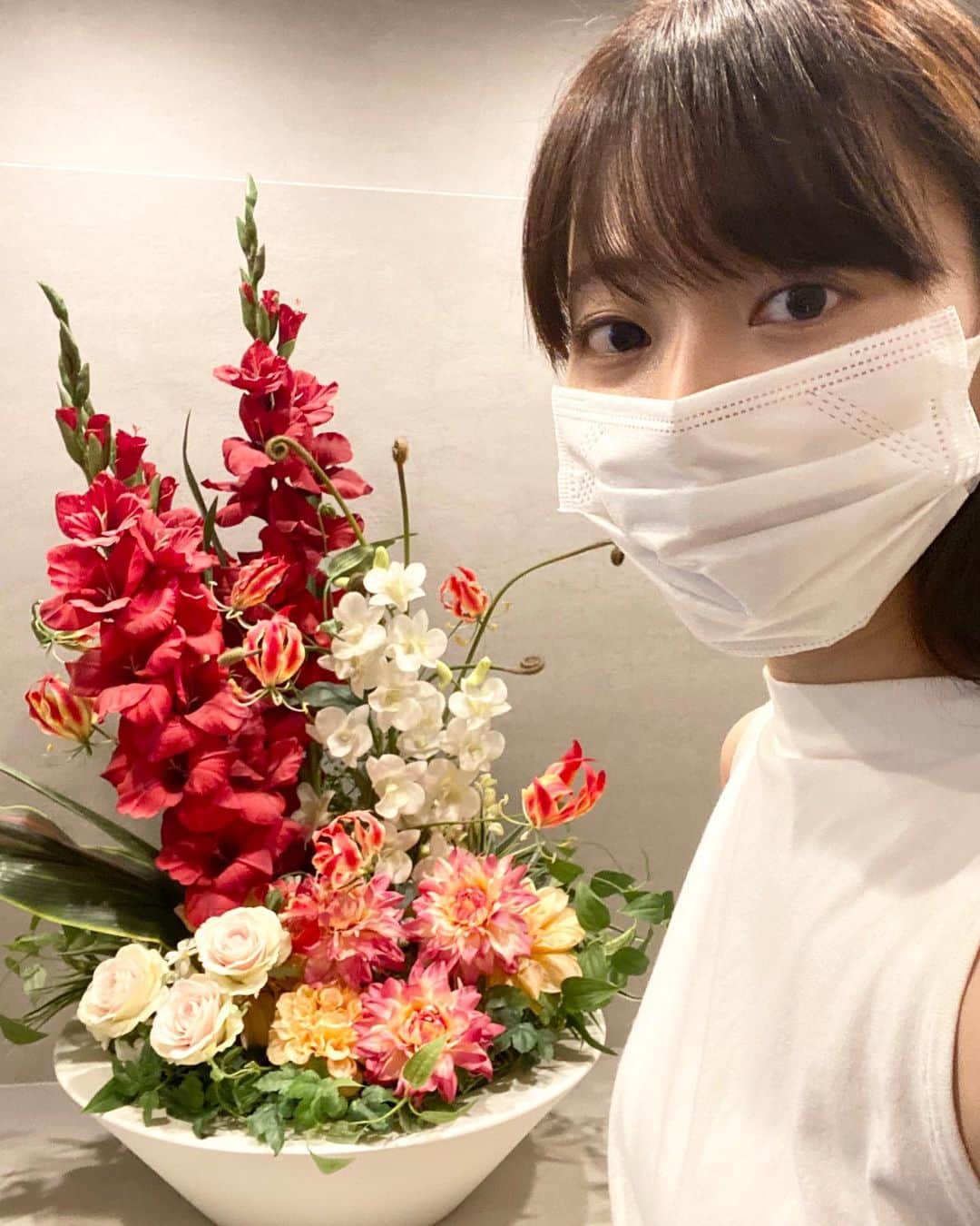 葉月祥子のインスタグラム：「撮影とオーディションのおわりに🍀🌈📸﻿ ﻿ ﻿ ﻿ #日常 ﻿#マスクくるしい  #spacecraft #スペースクラフト ﻿ #葉月祥子 ﻿ #shokohazuki ﻿ ﻿ ﻿」