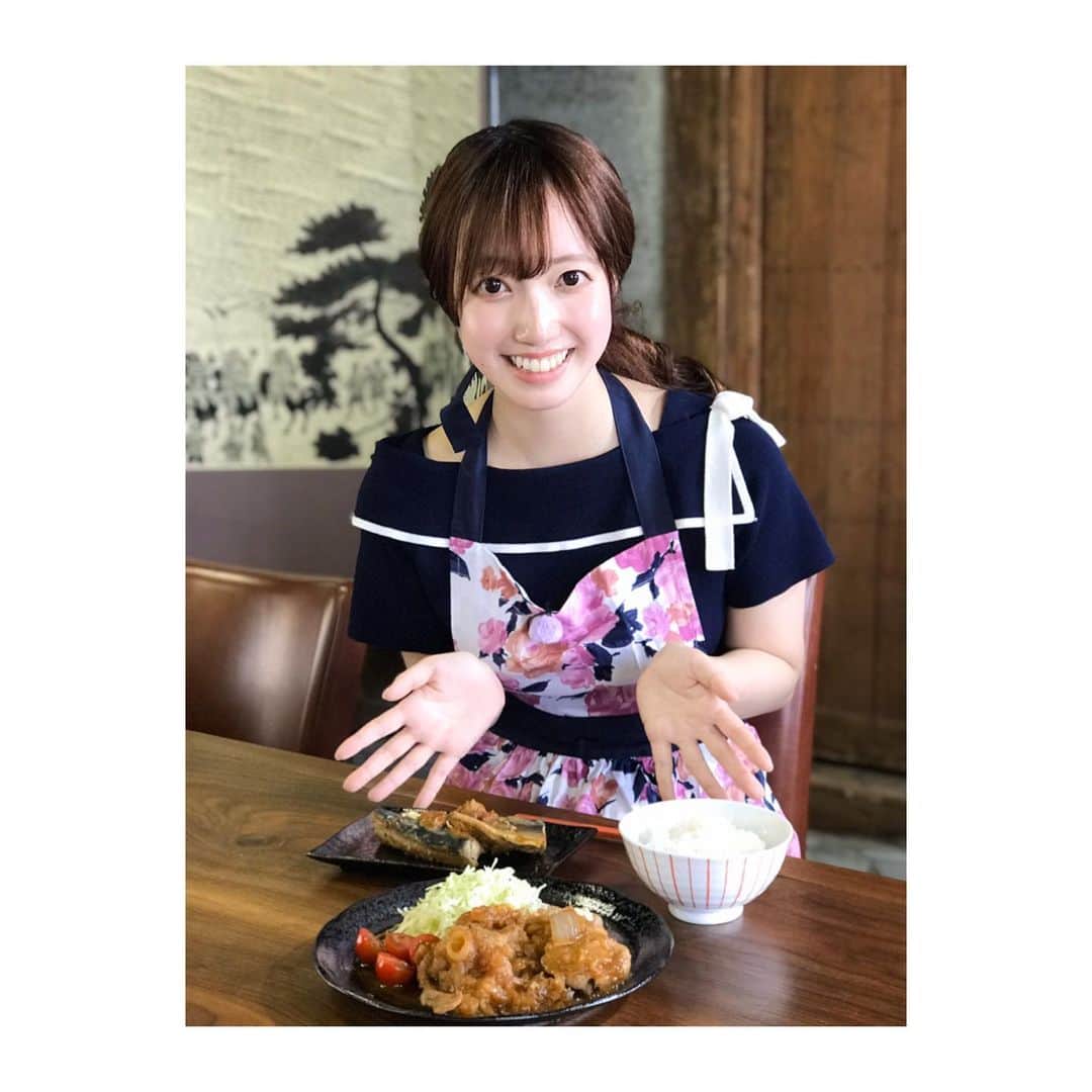 のインスタグラム：「昨日の放送では少し？焦がしてしまったけど、料理って楽しいなぁと思えました☺️💓笑。 またいつしかリベンジして載せますね！  ご覧いただいた方、ありがとうございました🙇‍♀️ 今日も1日お疲れ様でした💐  #カレンの台所」