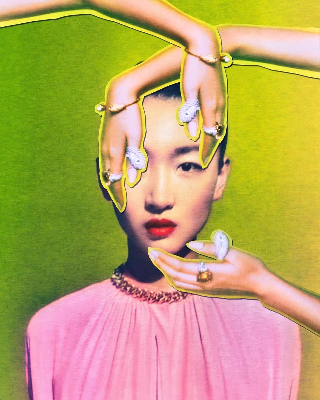 のインスタグラム：「#ZhouDongyu photographed by #ElizavetaPorodina wearing #Burberry Autumn/Winter 2020 Pre-Collection for #VogueChina」