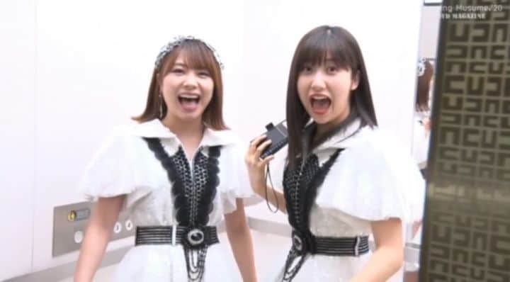 モーニング娘。'20のインスタグラム：「ㅡ . 大好きなだーまー . . #石田亜佑美 #佐藤優樹 . .」