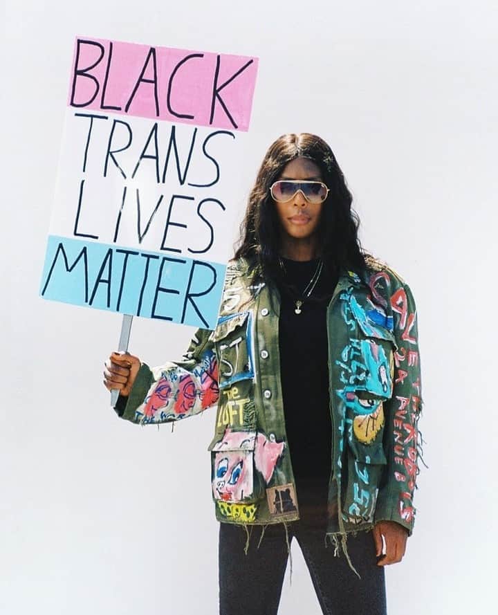 Dazed Magazineさんのインスタグラム写真 - (Dazed MagazineInstagram)「WHAT👏 SHE👏 SAID👏 ⁠ ⁠ #BlackTransLivesMatter⁠ ⁠ 📷 @honeydijon by @d.avit」6月16日 20時01分 - dazed