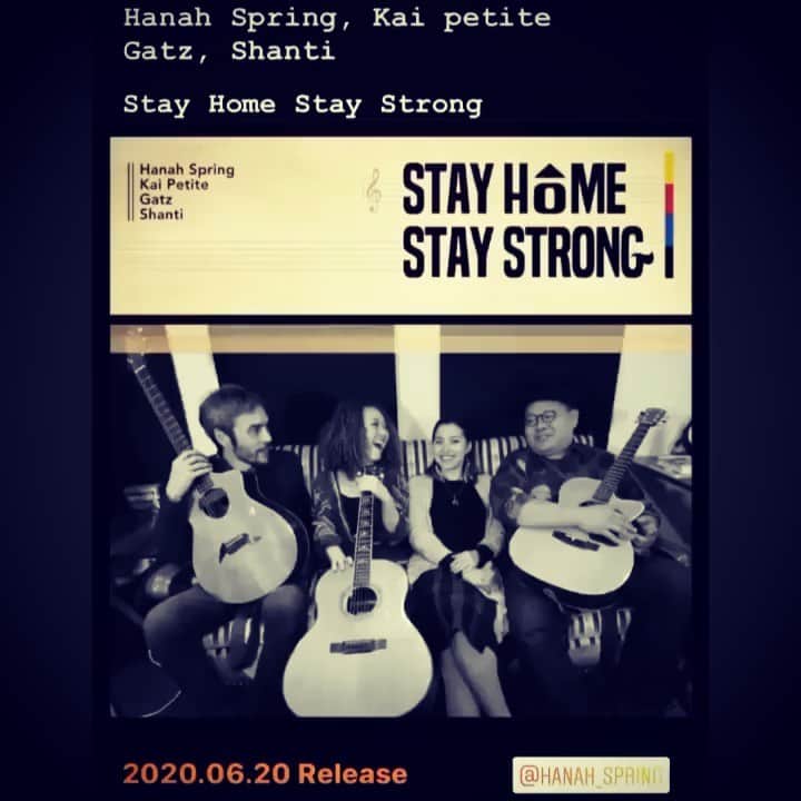 のインスタグラム：「ツアーなくなるし、音楽聴きに行けないし、スタジオに集まれないし、快適なはずの自分の家がケージにみたいに感じてくるわで落ち込んでたけど、人に作った音楽聴いてもらってるうちに元気なりました。 長電話にお付き合いくださった友達、すいません、ありがとう、みんなみたいに優しくなりたいな〜と思う。  #眠れない夜  6/20各種プラットフォームにて発売でございます！ #stay」