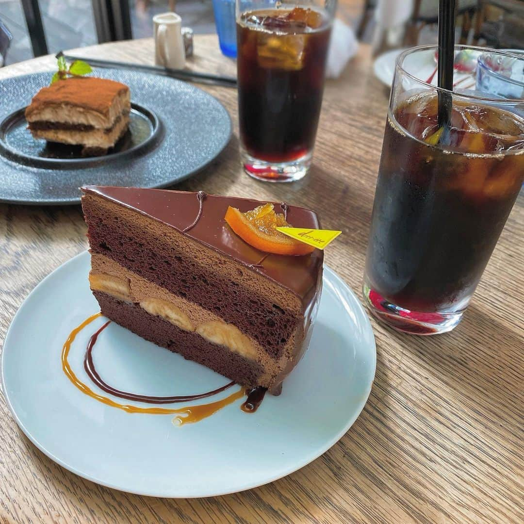 松本慈子さんのインスタグラム写真 - (松本慈子Instagram)「🍰🍴☕️🤎﻿ ﻿ ﻿ #カフェ #カフェ巡り #カフェスタグラム #名古屋カフェ #栄カフェ #aircafe #cafestagram」6月16日 21時27分 - chikako_1119