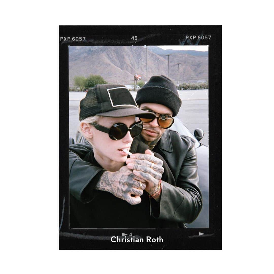 クリスチャンロスのインスタグラム：「Vincent and Chiara in Christian Roth. Palm Springs diary.」
