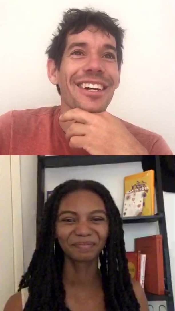 アレックス・オノルドのインスタグラム：「Part of our ongoing weekly Honnold Foundation chats.」