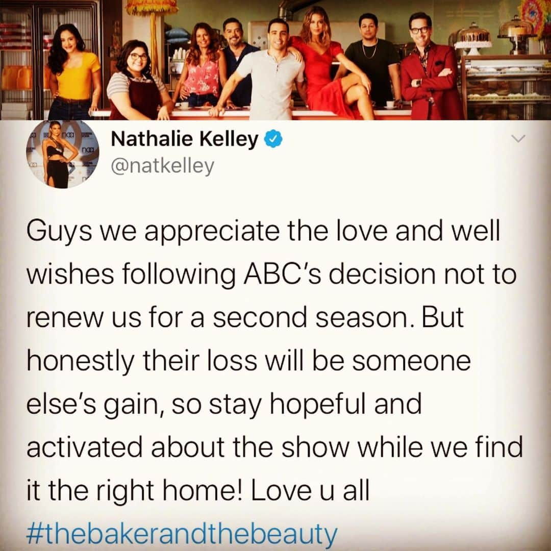 ダン・ブカティンスキーさんのインスタグラム写真 - (ダン・ブカティンスキーInstagram)「We love and appreciate all of our fans — and as @natkelley voiced, while ABC wasn’t the right home for this uplifting, diverse, romantic, family dramedy — we will land at a new home that will let us keep making more!  Stay vocal about a Season 2 for #thebakerandthebeauty and we will too!  #Latinx #pride #lgbtq #family #garcias #Lewis #DanielandNoa」6月17日 2時11分 - danbucatinsky