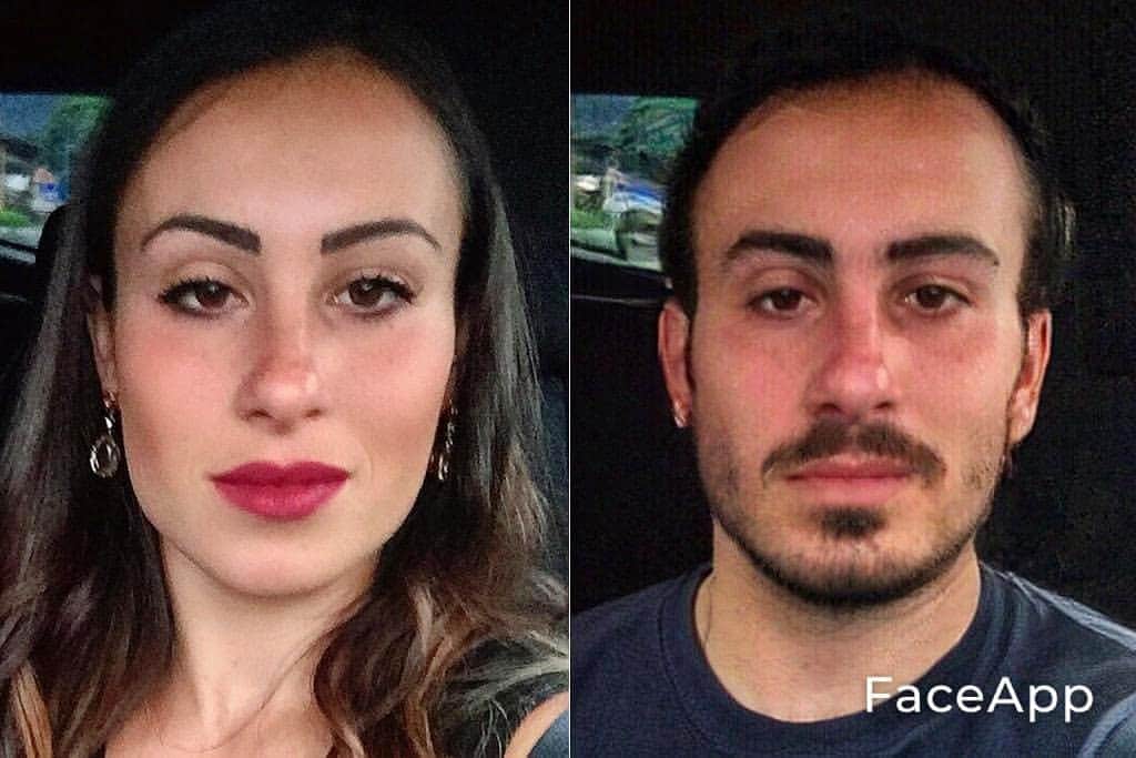 バネッサ・フェラーリのインスタグラム：「Ok... La situazione "FaceApp" sta sfuggendo di mano! 😱😱😱😱😱😱😱😱😱😱 E niente, da domani inizierò a specializzarmi anche agli anelli...! 😂😵」