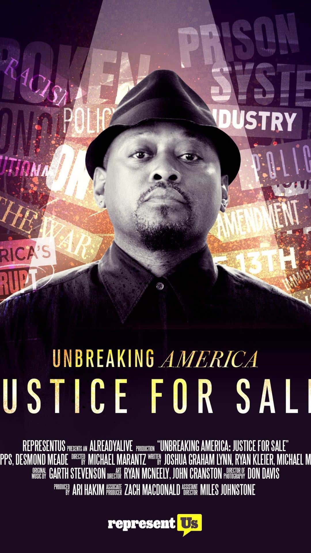マックス・カーバーのインスタグラム：「Americans agree: our criminal justice system is broken. But most people don't realize how lobbyists and politicians are keeping it that way.  Our new short film Unbreaking America: Justice For Sale with @omarepps & voting rights advocate Desmond Meade explains exactly what the problem is, and how we fix it.  Learn more: www.represent.us/justice-now」