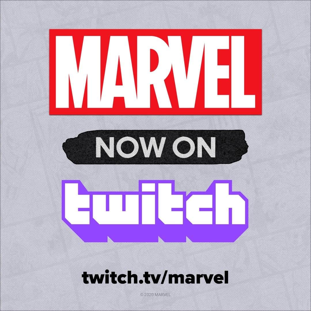 Marvel Entertainmentさんのインスタグラム写真 - (Marvel EntertainmentInstagram)「Get excited! 🎉 We're now on @Twitch: twitch.tv/marvel」6月17日 3時42分 - marvel