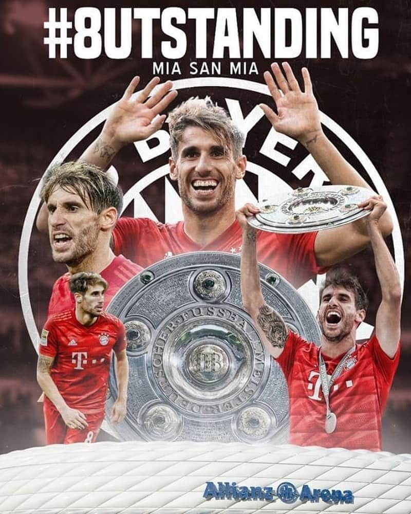 ハビ・マルティネスさんのインスタグラム写真 - (ハビ・マルティネスInstagram)「8 x #MEI8TER 🏆 🙌 #Javi8 #FCBayern #MiaSanMia #8UTSTANDING #mei8ter🏆🔴⚪️」6月17日 5時36分 - javi8martinez