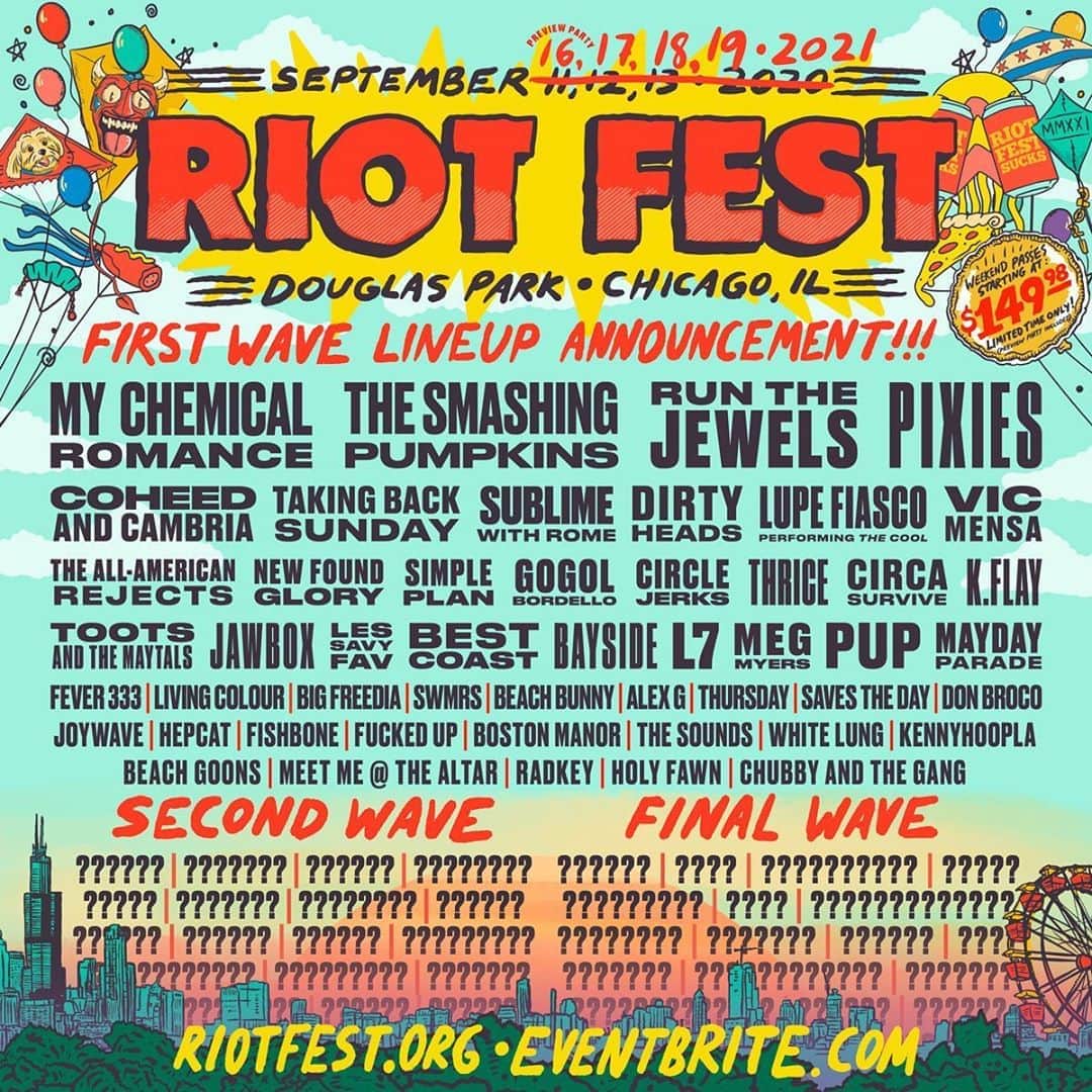 Don Brocoのインスタグラム：「RIOT FEST 2021」