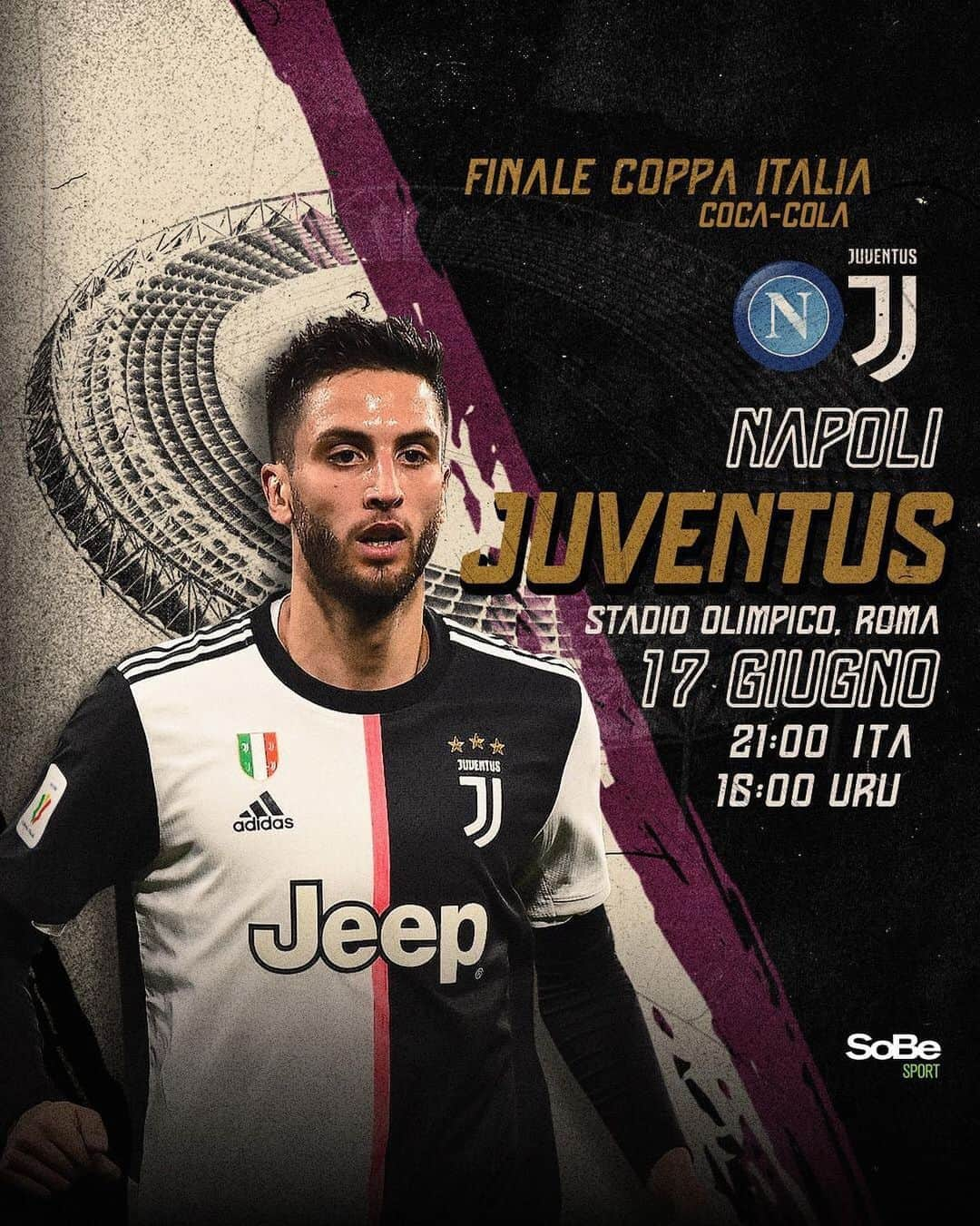 ロドリゴ・ベンタンクールさんのインスタグラム写真 - (ロドリゴ・ベンタンクールInstagram)「#NapoliJuve #Finale #CoppaItaliaCocaCola 🏆」6月17日 18時20分 - rodrigo_bentancur