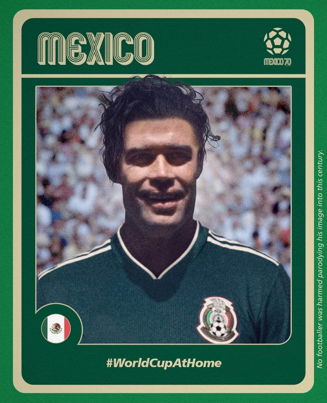 FIFAワールドカップさんのインスタグラム写真 - (FIFAワールドカップInstagram)「#Mexico70 #FaceChallenge Vol. III  1970 🤜🤛 2020! ⁣ 🇧🇷 Pelé 🇩🇪 Müller 🇮🇹 Facchetti 🇵🇪 Cubillas 🏴󠁧󠁢󠁥󠁮󠁧󠁿 Moore 🇧🇷 Rivellino 🇲🇽 Peña ⁣ 👨‍🎤 New tattoos, earrings and hairstyles!  #WorldCupAtHome #WorldCup #Mexico #Brazil #Italy #Germany #Peru #England」6月17日 16時50分 - fifaworldcup