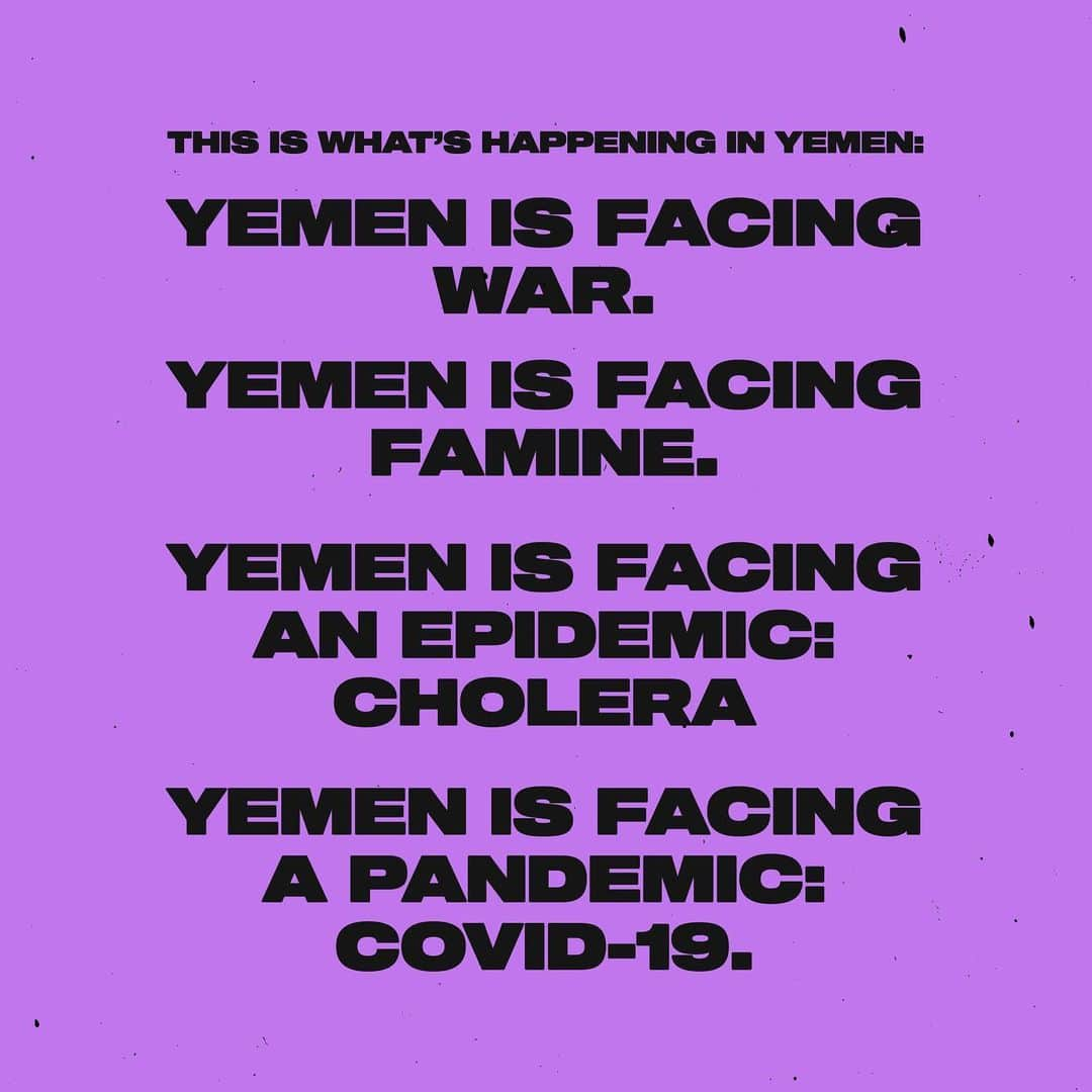 Halseyさんのインスタグラム写真 - (HalseyInstagram)「Please be sure to share this information about the crisis in Yemen. They absolutely need our help right now by means of donations and awareness. I have made a $20,000 donation to Save The Children’s YEMEN CHILDREN’S RELIEF FUND — (link to that in my bio) — link to more info & how to help in my IG story.」6月17日 10時22分 - iamhalsey