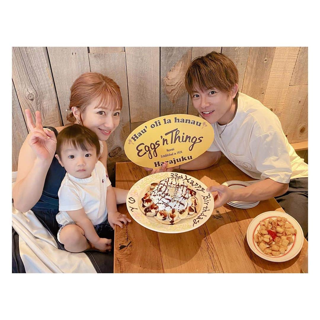 辻希美さんのインスタグラム写真 - (辻希美Instagram)「パンケーキlunch🥞してきたぁぁぁぁ🙏💕💕 幸せやぁ❤️✨✨ #パンケーキ #eggsnthings  #誕生日 #33歳 #🥞💕 #失敗から始まり幸せ #❤️」6月17日 14時55分 - tsujinozomi_official