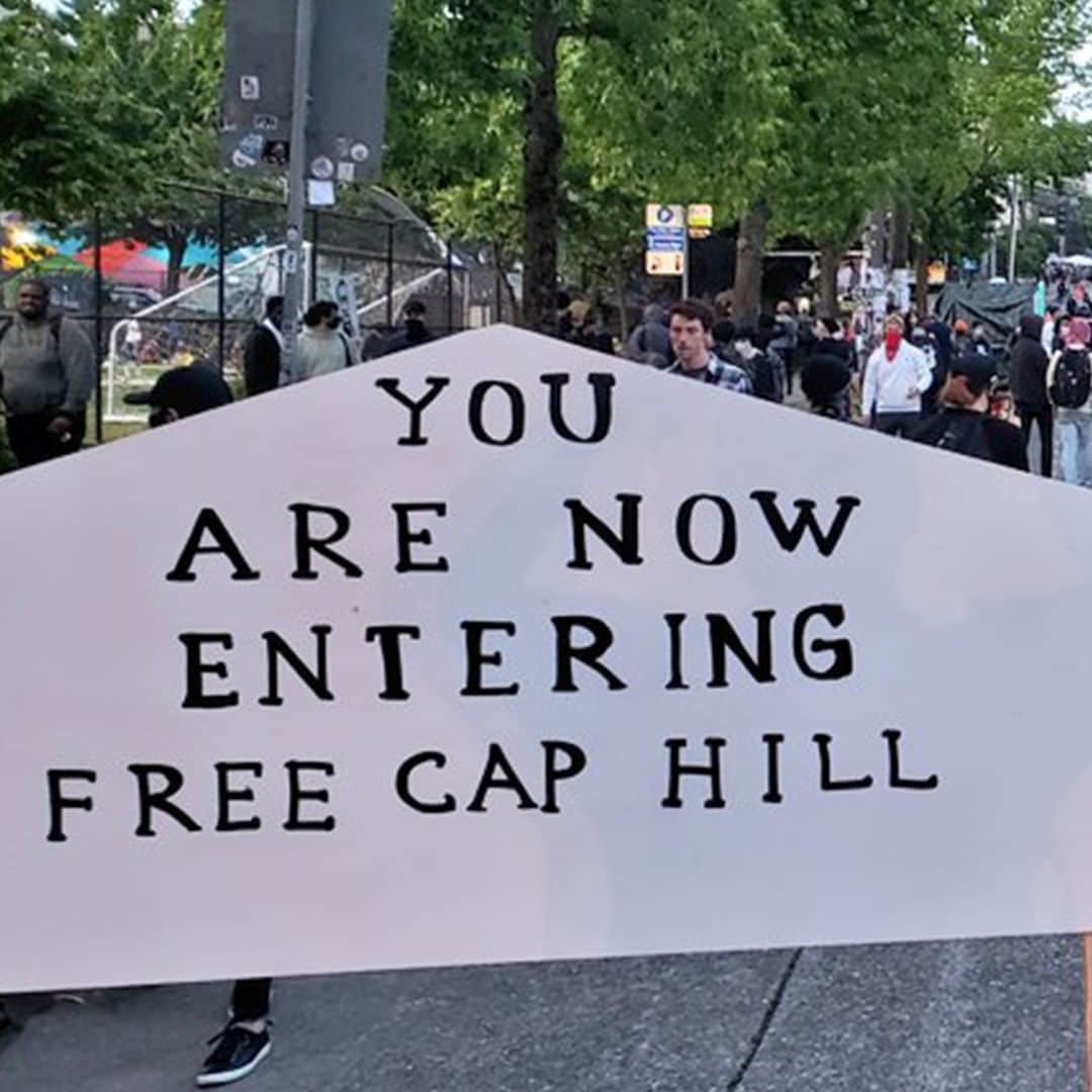 Dazed Magazineさんのインスタグラム写真 - (Dazed MagazineInstagram)「What’s life like at Free Cap Hill? ⁠ ⁠ Are you a filmmaker based in and around the #CapitolHillAutonomousZone? We want your help to capture what life is really like in this police-free zone in Seattle. ⁠ ⁠ Please send examples of previous work and a line on why you’re interested in what’s going on at #FreeCapHill to protest@dazedmedia.com 📥⁠ ⁠ 📷@/netpol on Twitter」6月18日 2時09分 - dazed