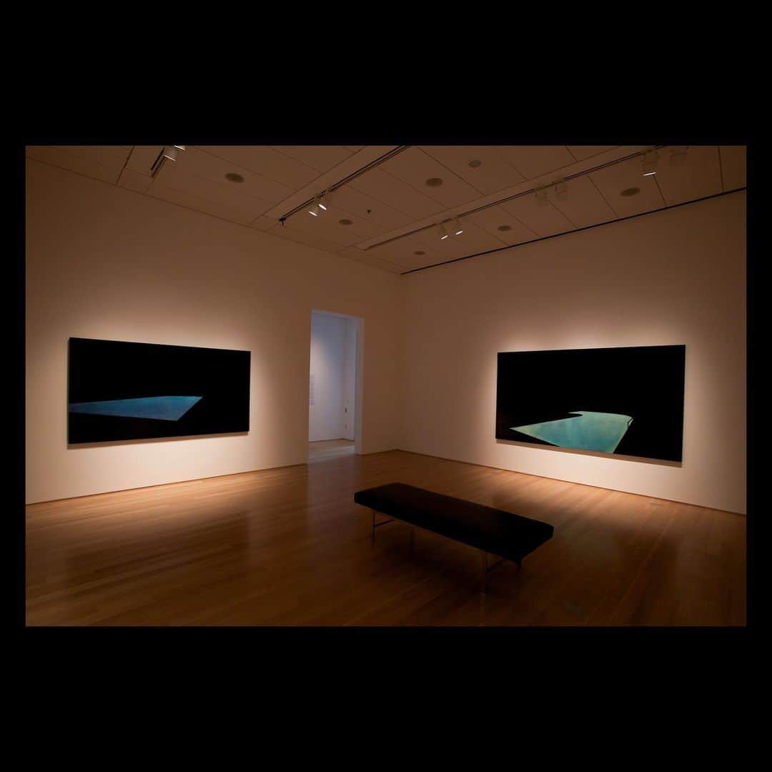 Robert Bingamanのインスタグラム：「Re-releasing these paintings as prints has had unintended consequences. For one, I’ve been inspired to finally make a few more. But I’ve also been reminded of what I was thinking about when I made them. They were a response to a cinematic impulse. I wanted to make movies. Or commercials. Things that move, mainly. But I had to come from my place, and move in its particular direction. (Isn’t that always the work?) So I did what I knew to do. I chose cinematic proportions and hoped that good work would move me closer to an indistinct ideal. To my great delight, a museum show came almost immediately. Movies? Working on it. Closer. But in the meantime I’m reminded of one of the only methodological truths I’d ever be willing to dispense: from your best now, everything follows.」