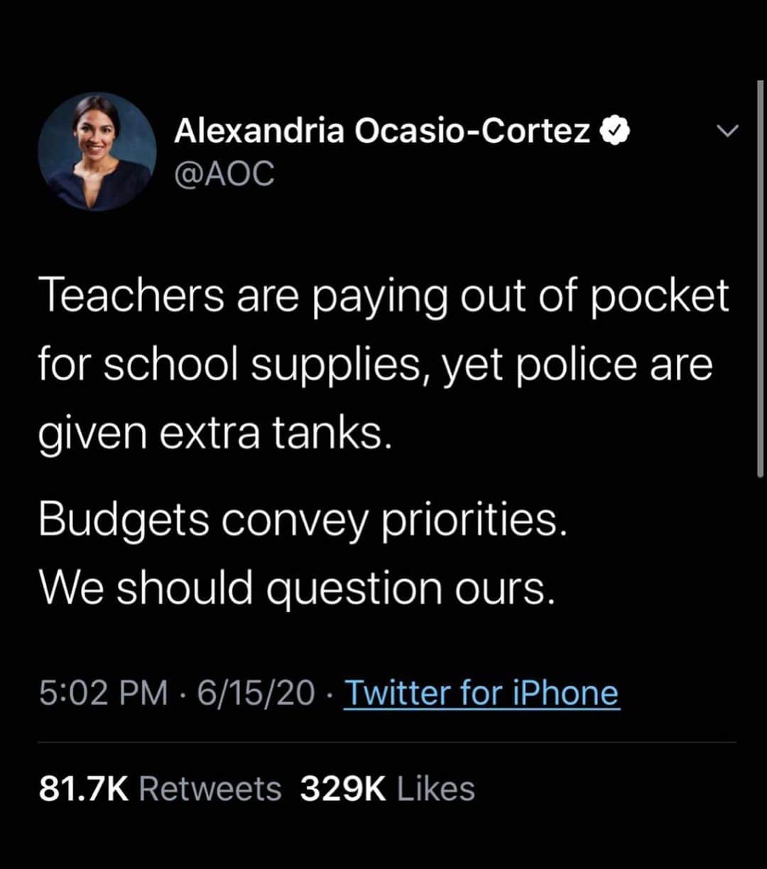 グライムスさんのインスタグラム写真 - (グライムスInstagram)「Just some thoughts.  As I’ve seen a lot of people point out, so much crime could be prevented by working on our communities and world.  As AOC pointed out this is evident in wealthy suburbs and stuff.  There’s very little police presence, ppl who fuck up are rehabbed, worked on and helped.  Police aren’t in schools etc.  money is allocated to projects that built communities.  Not saying canada is perfect (far from it) but you Def see more of this kind of vibe in Canada where I grew up.  It doesn’t always work but it often does.  When I think of everyone whose ever been violent or threatening towards me, all were in need of mental health services and better care than they weren’t getting.  Very few humans are  inherently evil.  I’m not saying it can be done overnight.  But we could work towards a world where we prevent damage rather than fight damage with more damage.  This isn’t very eloquent.  I know half-explaining these ideas can be harmful rather than helpful so I hope this is helpful and lemme know if not.  struggling with recovery from baby.  I want to say better things, my brain isnt super functional right now haha.  Love to all.」6月17日 18時48分 - grimes