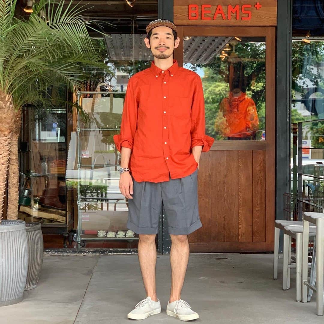 BEAMS+さんのインスタグラム写真 - (BEAMS+Instagram)「BEAMS PLUS STYLE  #beams #beamsplus #beamsplusharajuku #harajuku #tokyo #japan #buttondownshirt #linenshirt #converse #mensfashion #mensstyle #menswear #keepfashionalive」6月17日 20時18分 - beams_plus_harajuku