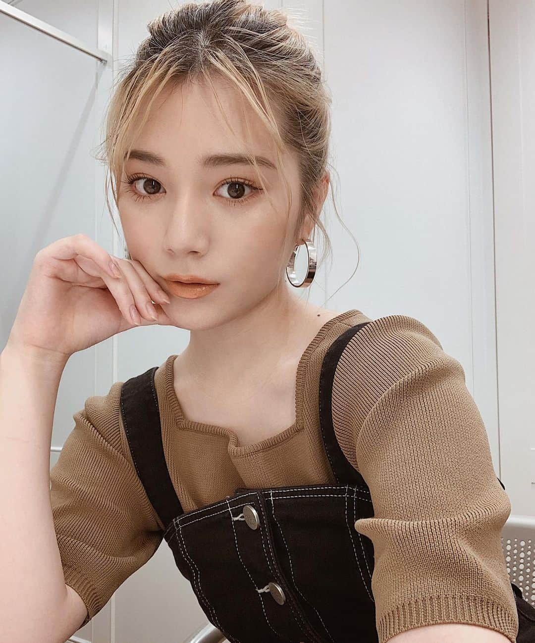 浪花ほのかのインスタグラム：「オルガン坂ありがとうございました🙊✊🏻 久しぶりにオーバーオール！」