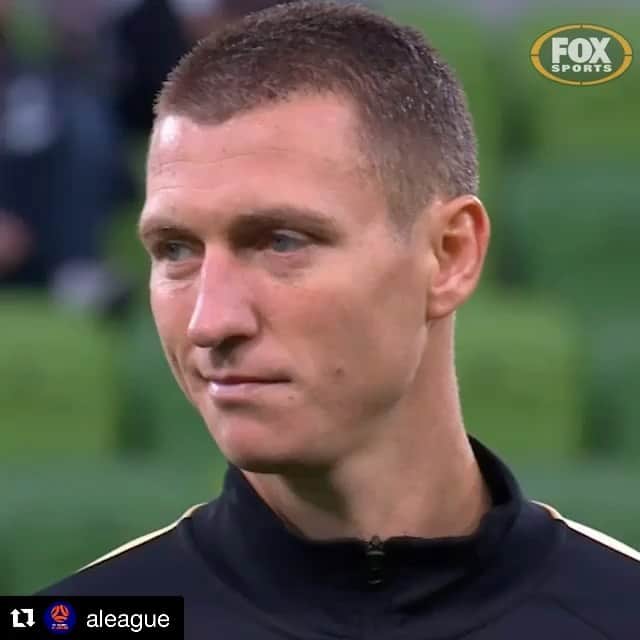 ミッチェル・デュークのインスタグラム：「Amazing to be back at training today & then ready to get back into the games next month 👊🏼 Buzzing! 🔴⚫️⚽️ @wswanderersfc @aleague」