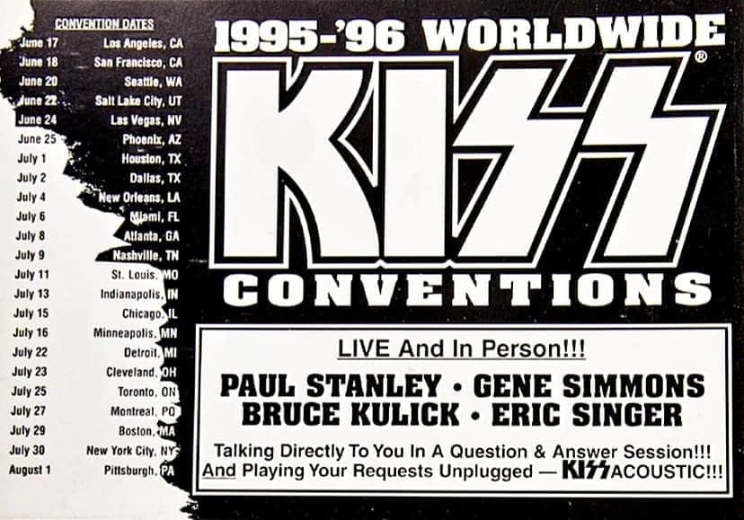 KISSさんのインスタグラム写真 - (KISSInstagram)「#KISSTORY June 17, 1995 - #KISS launched the North American leg of the first Official Worldwide KISS Convention Tour in Burbank, CA. Peter Criss makes a surprise appearance at the Convention!  Did you attend one of the KISS Conventions?」6月17日 21時26分 - kissonline